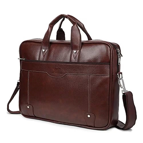 Classy Leather Laptop Briefcase Office Messenger Bag for men and women