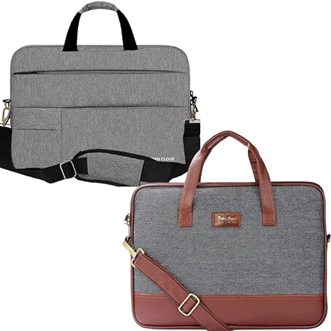 Combo Pack of Two Unisex Laptop Messenger Office Side Shoulder Bag