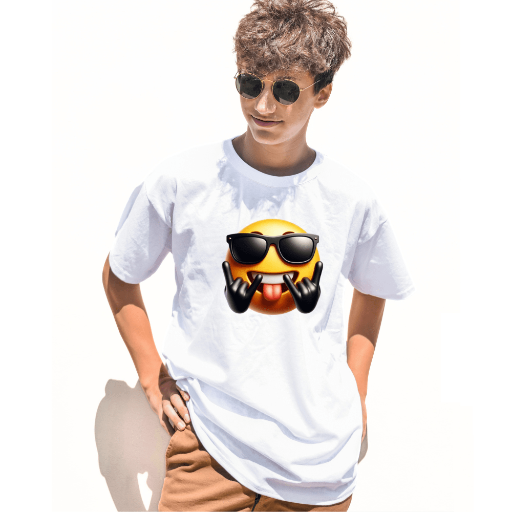 SMILEY by Derben Clove Pure Cotton Soft Fabric TShirt Regular Fit Unisex