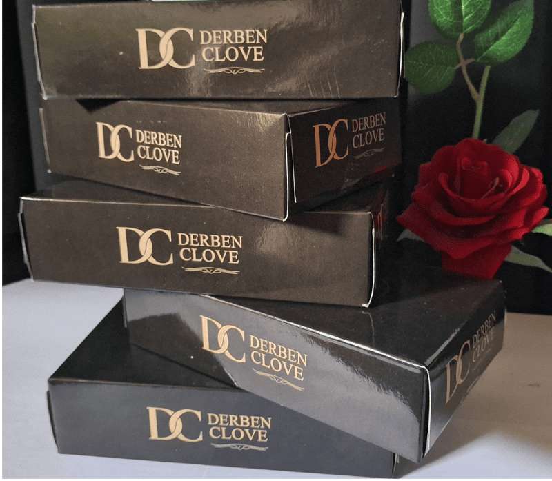 Derben Clove 2 Ply Hand Tissue Box of 100 Sheets - Set of 5