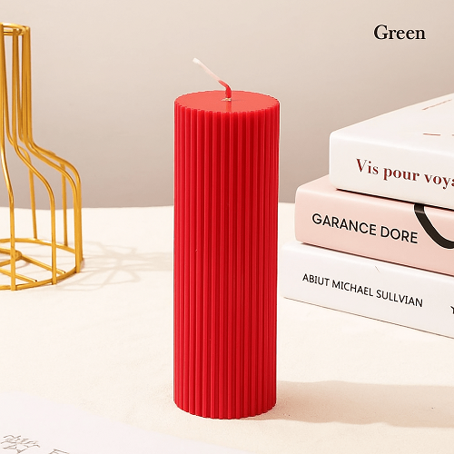Luxury Red Spiral Pillar Scented Perfume Candle Online