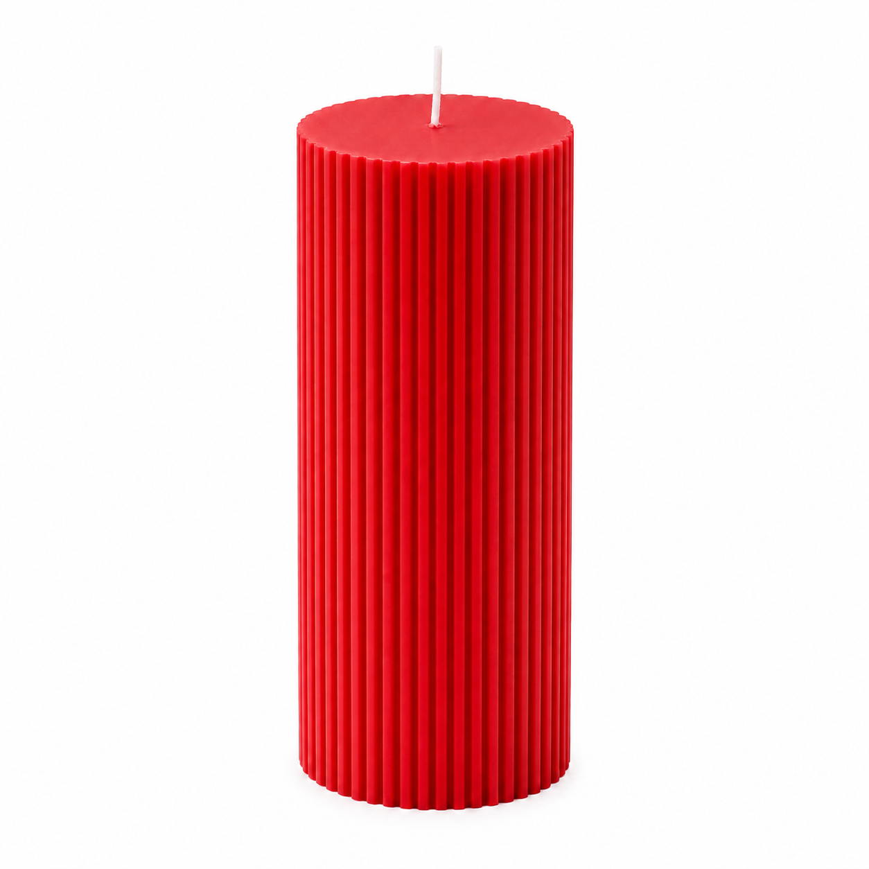 Luxury Red Spiral Pillar Scented Perfume Candle Online