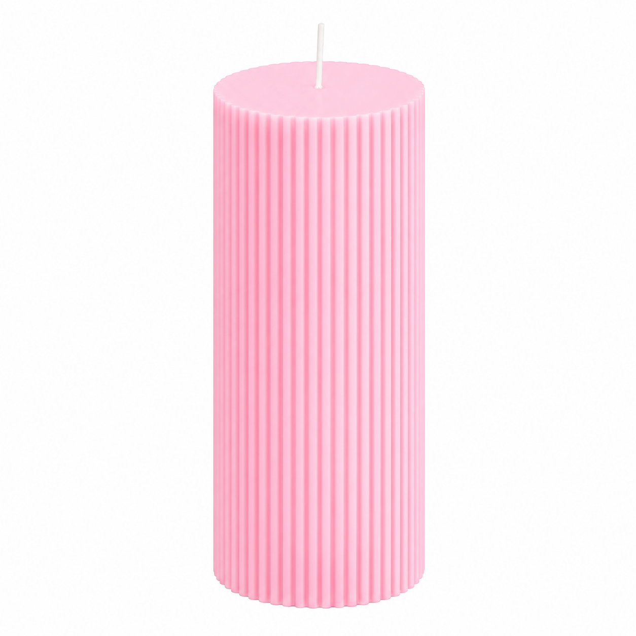 Luxury Spiral Pillar Scented Perfume Candle PINK