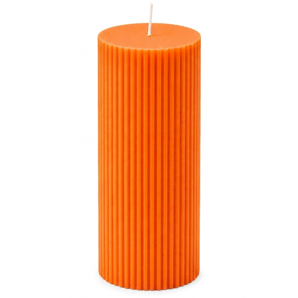 Luxury Spiral Pillar Scented Perfume Candle Orange
