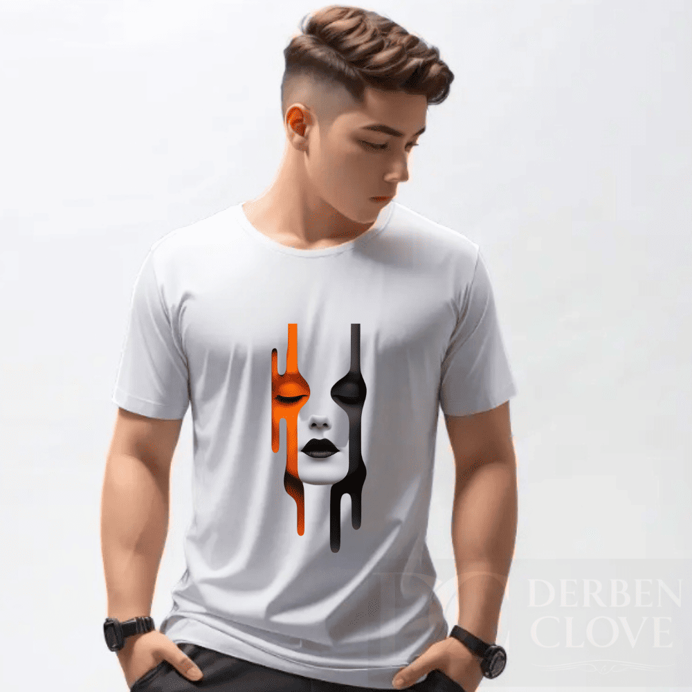 EXPRESSION by Derben Clove Pure Cotton Soft Fabric TShirt Regular Fit Unisex