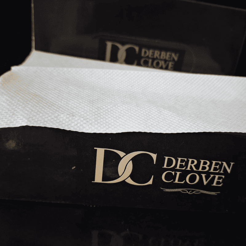 Derben Clove 2 Ply Hand Tissue Box of 100 Sheets - Set of 3