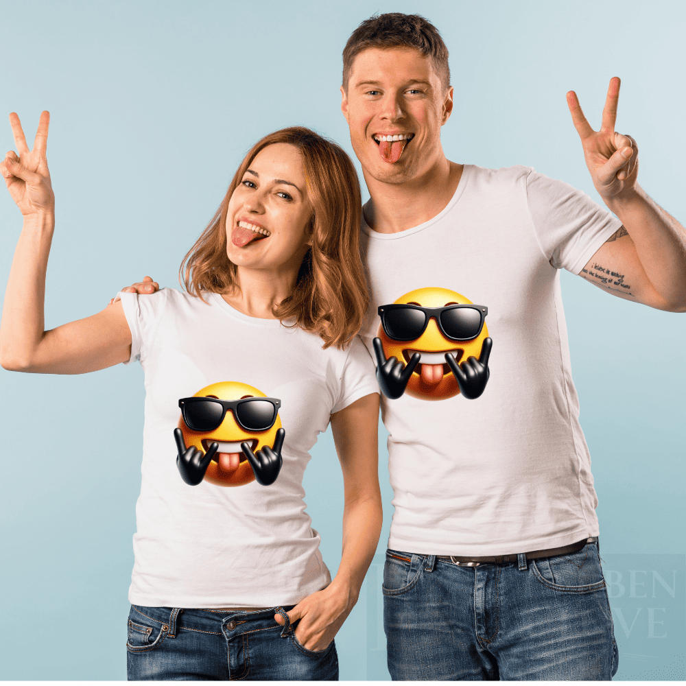 SMILEY by Derben Clove Pure Cotton Soft Fabric TShirt Regular Fit Unisex