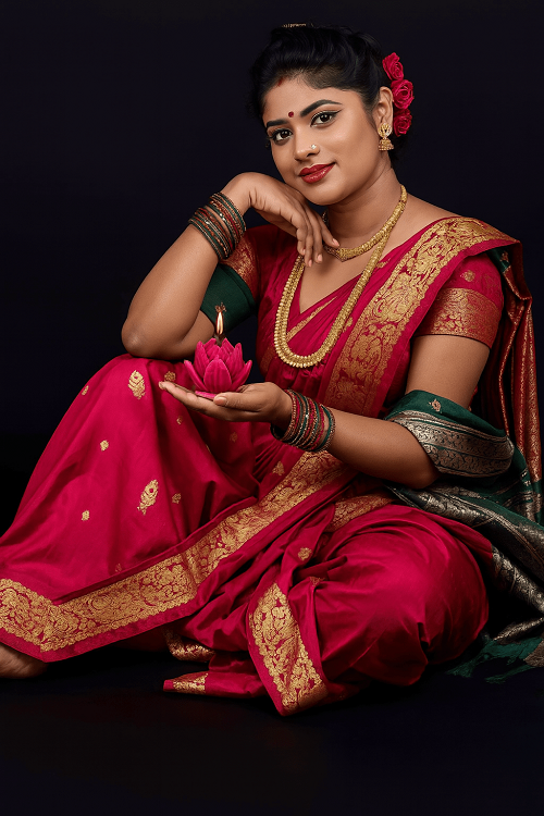 Soy Wax Rose Scented Candle Designer Aroma Fragrance Candle - PINK