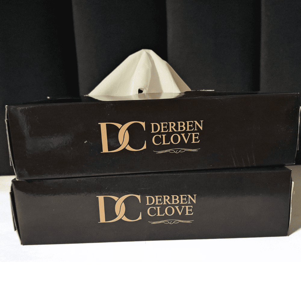 Derben Clove 2 Ply Facial Tissues box of 200 Sheets - Set of 2