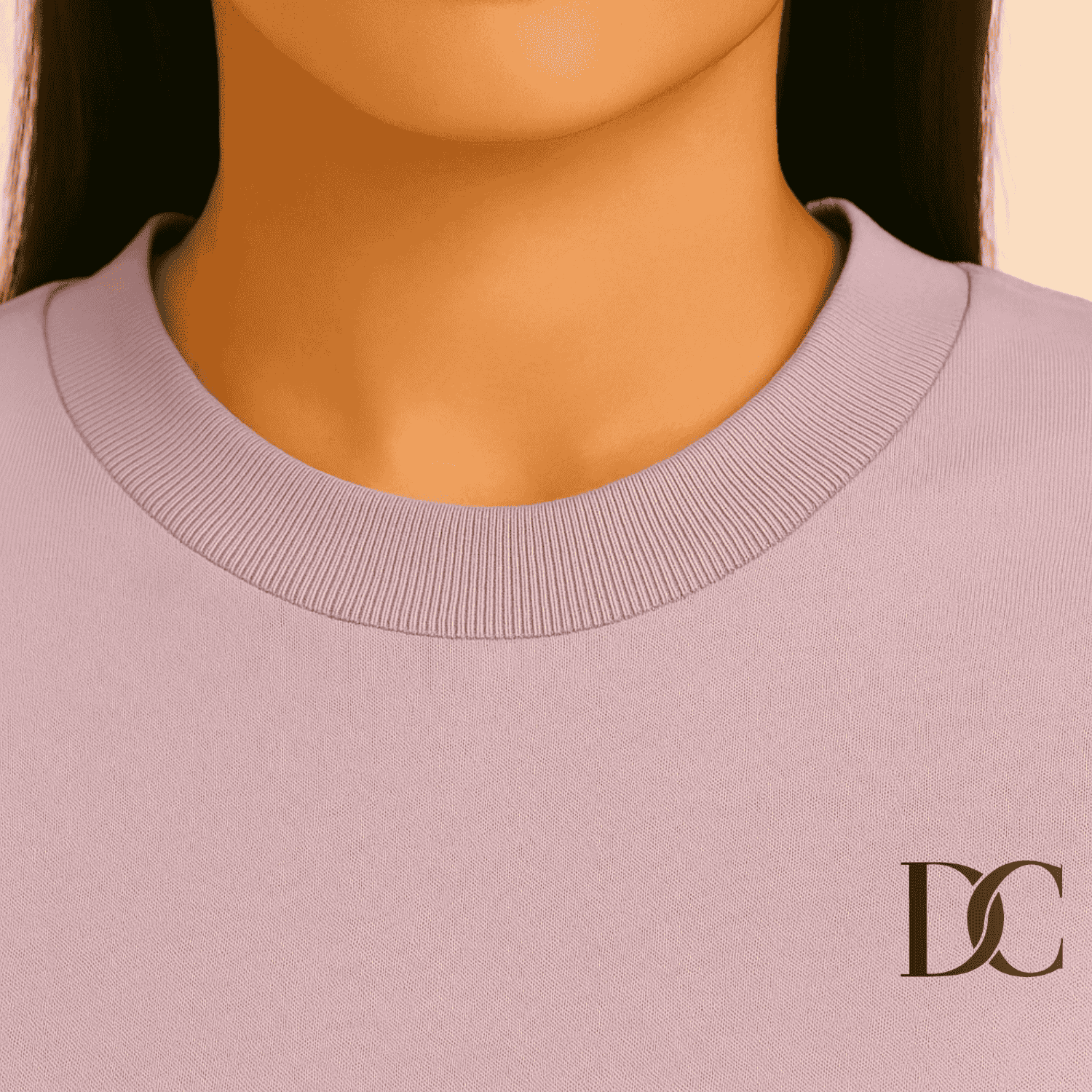Lavender Cotton Oversized T Shirt Women | Loose Baggy Plain Tees
