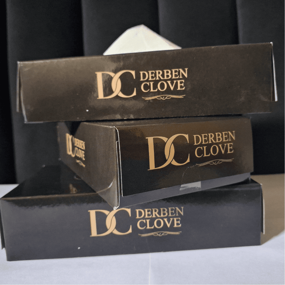 Derben Clove 2 Ply Facial Tissues box of 200 Sheets - Set of 3