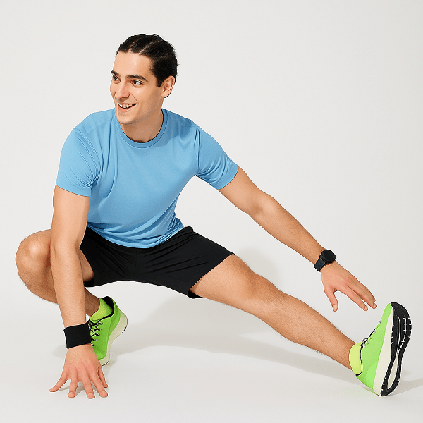 Sky Blue Sport T Shirt for Men Gym, Running, Football Wear