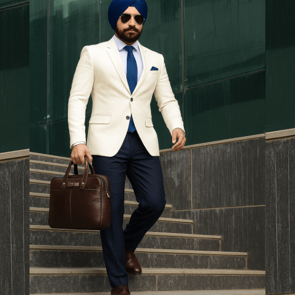 Classy Leather Laptop Briefcase Office Messenger Bag for men and women